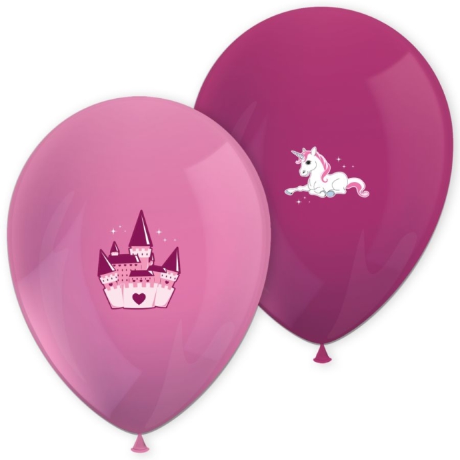 6 Ballons Licorne Enchante 