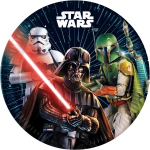 8 Assiettes Star Wars Galaxy