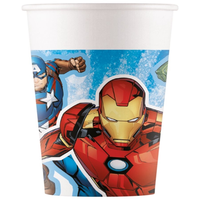 8 Gobelets Avengers Evergreen 