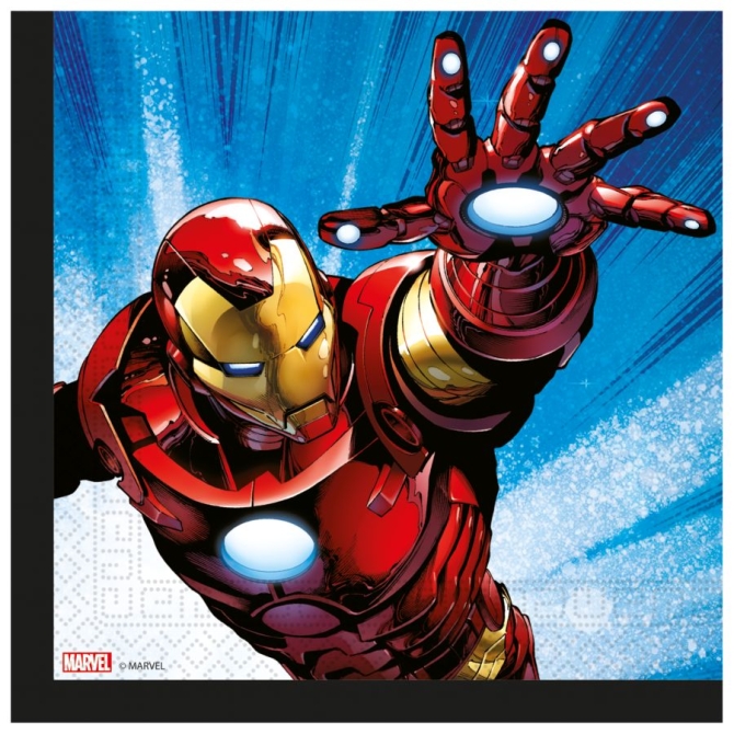 20 Serviettes Avengers Evergreen