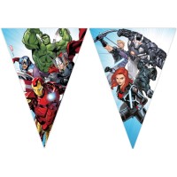 Contient : 1 x Guirlande Fanions Avengers Infinity Stones