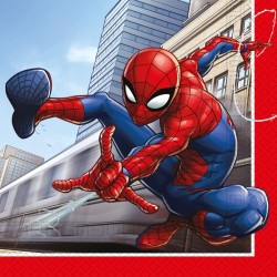 20 Serviettes Spiderman Crime Fighter. n1