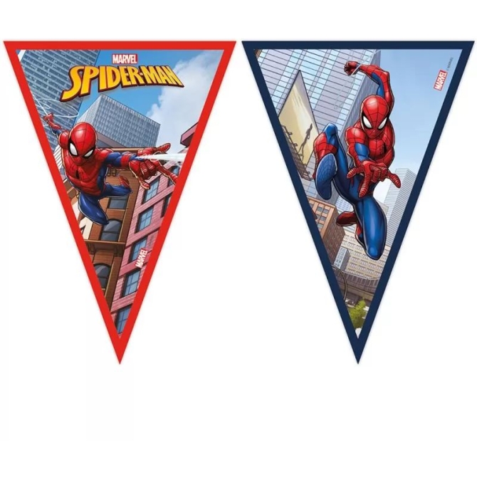 Guirlande Fanions Spiderman Crime Fighter 
