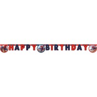 Contient : 1 x Guirlande Lettres Happy Birtdhay Spiderman Crime Fighter