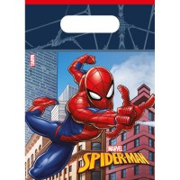 Contient : 1 x 6 Pochettes Cadeaux Spiderman Crime Fighter