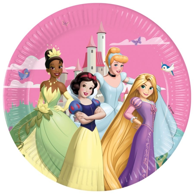 8 Assiettes Princesses World