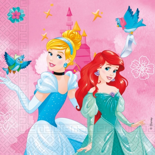 20 Serviettes Princesse Live 