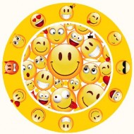 6 Assiettes Emoji