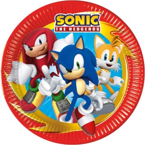 8 Assiettes Sonic