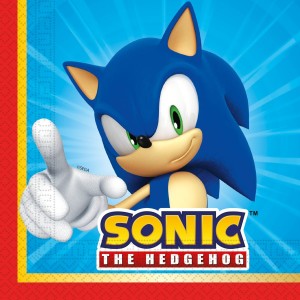 20 Serviettes Sonic