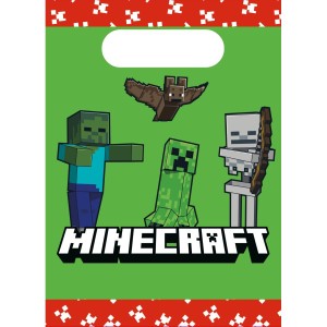 4 Pochettes Cadeaux Minecraft