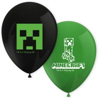 Contient : 1 x 8 Ballons Minecraft