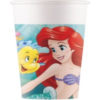 Contient : 1 x 8 Gobelets Ariel La Petite Sirne