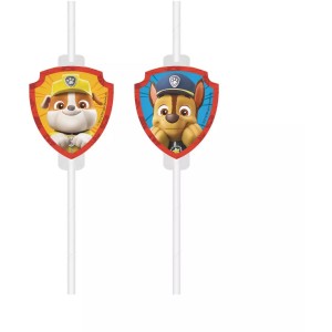 4 Pailles Pat Patrouille Rescue Heroes