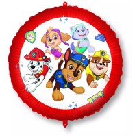 Ballon Aluminium Hlium Pat Patrouille Rescue Heroes - 46 cm