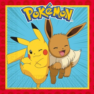 16 Serviettes Pokmon