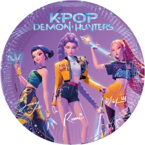 8 Assiettes K-Pop Demon Hunters