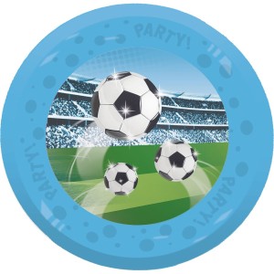 1 Assiette R�utilisable Football - � 21 cm