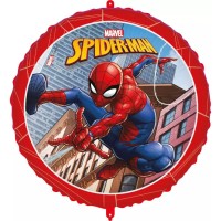 Ballon Aluminium H�lium 46 cm + Poids Spiderman