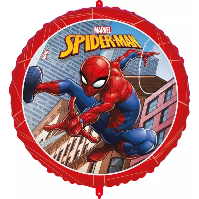 Ballon Aluminium H�lium 46 cm  +  Poids Spiderman 