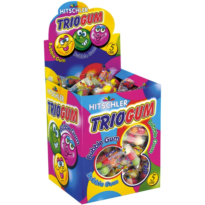 Trio 3 Bubble Gum Mini (1, 3 cm) 