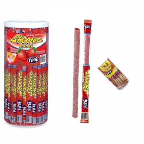Paille Shooter Fini - Fraise Glifi 