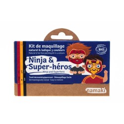 Kit Maquillage 3 Couleurs Ninja & Super Hros BIO. n3