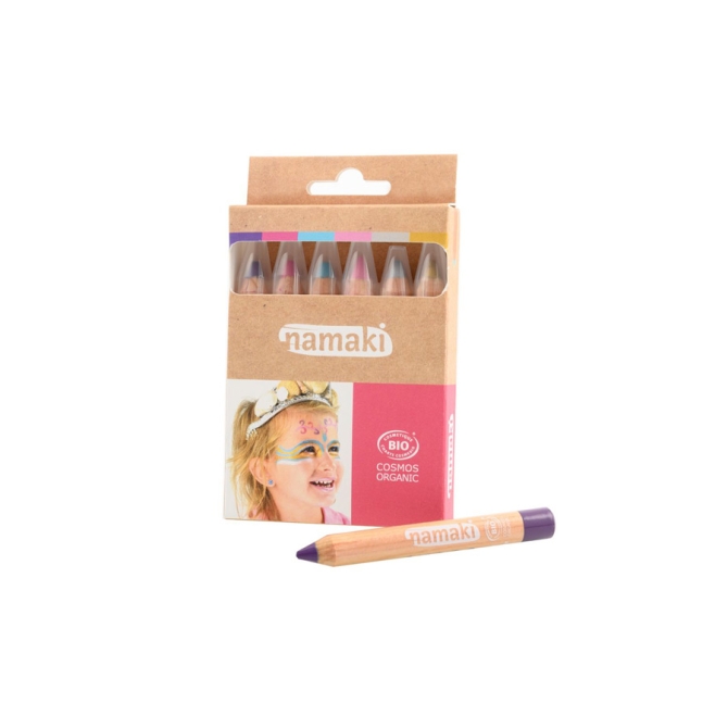 Kit 6 Crayons de Maquillage Mondes Enchants 