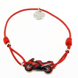 1 Bracelet Cordon Elastique - Moto. n1