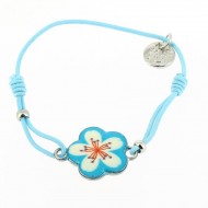 1 Bracelet Cordon Elastique - Fleur