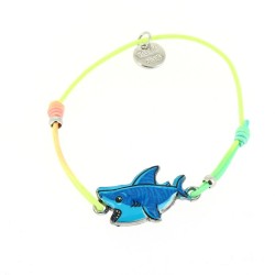 1 Bracelet Cordon Elastique - Requin / Baleine. n2