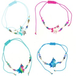 1 Bracelet Cordon Perles - Licorne. n2