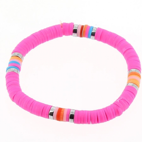1 Bracelet Rondelles - Fimo 