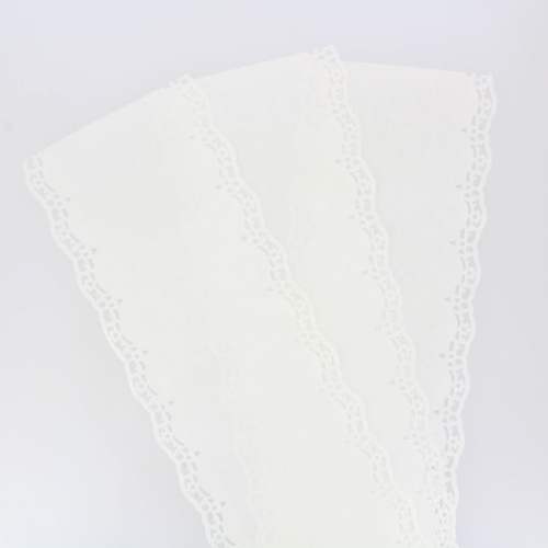 3 Dentelles pour Bche Blanc - 50 cm x 14 cm 