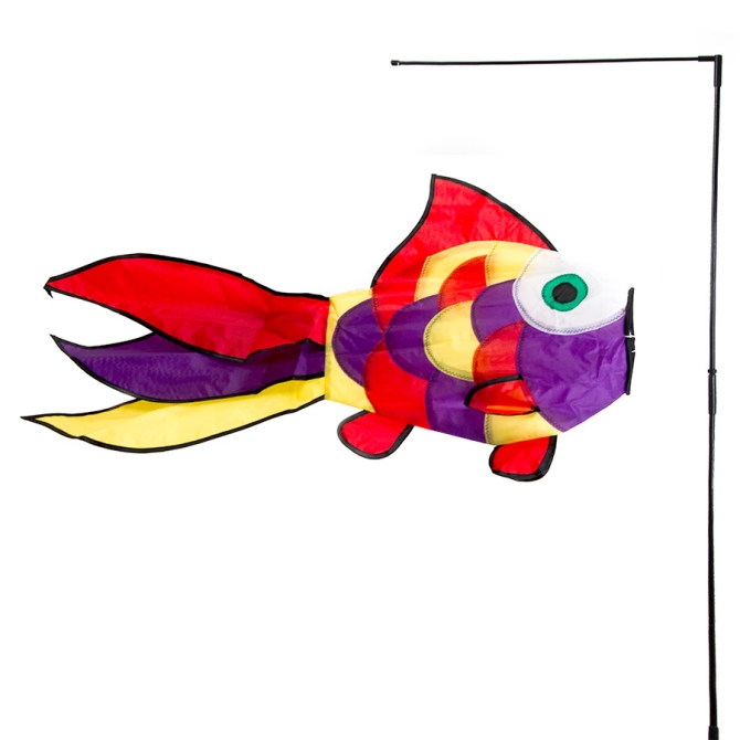 Manche � Air Poisson Multicolore 