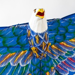 Cerf-volant Traditionnel Indonsien Aigle Bleu. n1