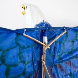Cerf-volant Traditionnel Indonsien Aigle Bleu. n2