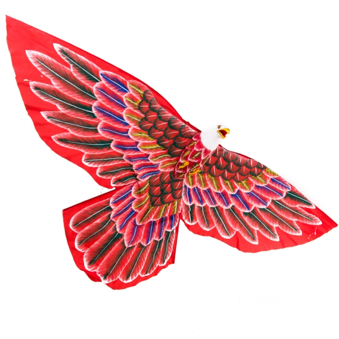 Cerf-volant Traditionnel Indonsien Aigle Rouge 