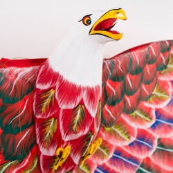 Cerf-volant Traditionnel Indonsien Aigle Rouge. n1