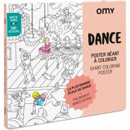 Poster à Colorier - Dance - 100x70 - OMY