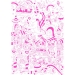 Poster Gant  Colorier - Licorne. n2