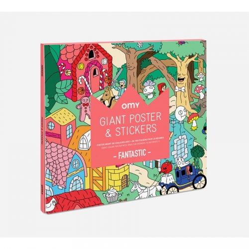 Poster Gant  Dcorer - Chteau (+ stickers) 