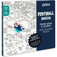 Poster Gant  Colorier - Football