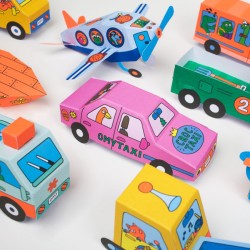 3D Paper Toys Vroom - 10 Vhicules DIY. n5