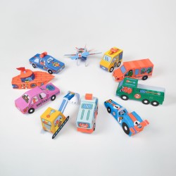 3D Paper Toys Vroom - 10 Vhicules DIY. n6