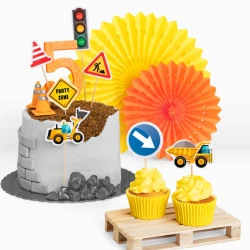 7 Cake Toppers Construction. n°2