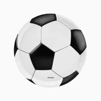 Contient : 1 x 6 Assiettes Foot-Party
