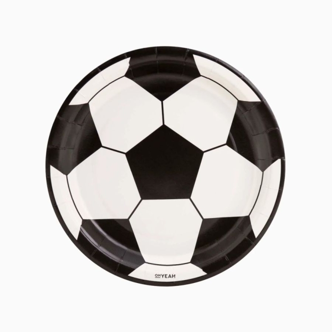 6 Assiettes Foot-Party 