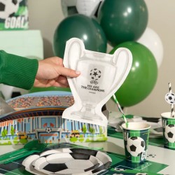 20 Serviettes Coupe - We Are The Champions Foot-Party. n�1