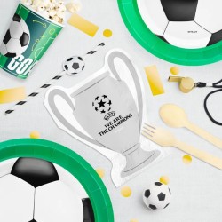 20 Serviettes Coupe - We Are The Champions Foot-Party. n�2